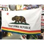 カリフォルニアベア　フラッグCALIFORNIA REPUBLIC Flag Rainbow  カリフォルニア  フラッグ  タペストリー