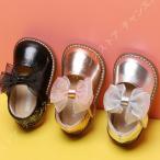 子供 女の子 靴 フォーマル ラウンドトゥ ぺたんこ パンプス マジックテープ ドレスシューズ リボン レース 履きやすい シンプル 靴 ワイルド