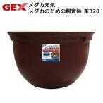 アウトレット品　ＧＥＸ　メダカ元気　メダカのための飼育鉢　茶３２０　訳あり