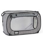  cat . portable cage black folding dog cat . one person sama 3 point limit 