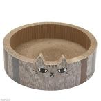 猫用　爪とぎ　ｉＣａｔ　猫のくつろぎつめとぎ　ふて猫　グレー