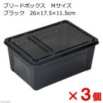  рептилии клетка bleed box M размер черный 26×17.5×11.5cm×3 шт 