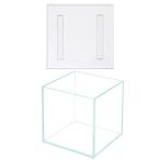  супер-прозрачный мох террариум a черный 15S(15×15×15)+ стекло крышка 16×16cm маленький размер аквариум . один человек sama 5 пункт ограничение 