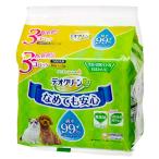 ショッピング犬 デオクリーン　純水９９％ウェットティッシュ　つめかえ用　７０枚入×３個パック