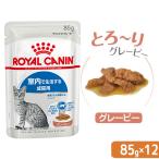 ショッピングチャーム ロイヤルカナン　猫　ＦＨＮ−ＷＥＴ　室内で生活する成猫用　インドア　グレービー　８５ｇ×１ボール（１２袋）　室内猫　ウェット