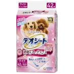 ペットシーツ　デオシート　ふんわり香る　消臭フレグランス　フローラルシャボンの香り　ワイド　４２枚