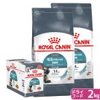 ロイヤルカナン　猫　毛玉が気になるドライウェットセット　ドライ２ｋｇ×２袋　ジップ付＋パウチ８５ｇ×１２袋