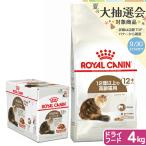 ロイヤルカナン　猫　１２歳以上の高齢猫ドライウェットセット　ドライ４ｋｇ×１袋　ジップ付＋パウチ８５ｇ×１２袋