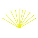  коралл * электропроводка. классификация . удобный кабельная стяжка флуоресценция желтый 100mm 10 шт. входит 