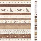  Мэйва gravure для домашних животных . скользить * дезодорация * водонепроницаемый коврик gyabe Brown 90×120cm собака кошка коврик 