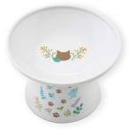 猫壱　ハッピーダイニング　猫用　脚付フードボウル　浅広口タイプ　ＢＯＴＡＮＩＣＡＬ　ＧＡＲＤＥＮ