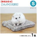 ひんやり天然石　Ｓ　形状お任せ　ハムスター　リス　モモンガ　保冷用品