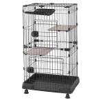 アイリスオーヤマ ミニキャットケージ ハンモック付き PMCC−115H マットグレー 猫 ケージ キャットケージ