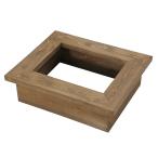  водяная лилия горшок биотоп для из дерева рамка-оправа прямоугольник треска i Flat . соответствует W535×L445×H167mm(1 шт )