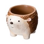  горшок little resin pot 4 . пара животное еж 1 номер pot для горшок покрытие 