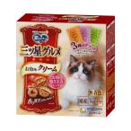 キャットフード 銀のスプーン 三ツ星グルメお魚味クリーム お魚・鶏ささみレシピ3種のアソート 180g×12個