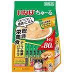 ショッピングちゅーる いなば　ちゅ〜る　総合栄養食　チーズ・野菜バラエティ　１４ｇ×８０本　ちゅーる　チュール