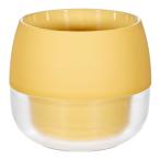  горшок высокий Mini Bb дымчатый. горшок горчично-желтый φ10×H9cm гидропоника pot 