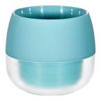  горшок высокий Mini Bb дымчатый. горшок аквамарин φ10×H9cm гидропоника pot 