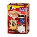 キャットフード　銀のスプーン　三ツ星グルメ　パウチ　フレーク　１５歳頃からまぐろ入りかつお　３５ｇ×８袋×２０