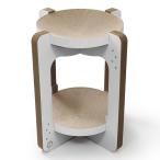 キャットタワー　猫壱　バリバリボウルタワー　レギュラー　クリアホワイト　チャーム限定カラー　ねこいち　ねこ　ネコ　猫用品　爪研ぎ　つめとぎ