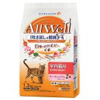 ショッピングキャットフード オールウェル（ＡｌｌＷｅｌｌ）キャットフード　ドライ　１０種の自然素材と栄養　室内猫用　サーモン・ツナ味　吐き戻し軽減　１．３ｋｇ　国産　ユニチャーム