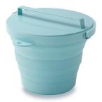  складной крышка имеется soft ведро 8L mint green Исэ город глициния 