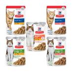 [ бесплатная доставка ] наука диета pauchisinia кошка для 7 лет и больше пробный 5 вид ассортимент 85g× каждый 1 пакет итого 5 пакет . один человек sama 1 пункт ограничение корм для кошек Hill z