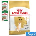 おまけウェット２袋付　ロイヤルカナン　柴犬　中・高齢犬用　３ｋｇ×２袋　ジップ付　お一人様１点限り