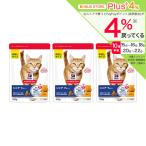 送料無料　キャットフード　サイエンスダイエット　シニア　７歳以上　高齢猫用　チキン　１００ｇ×３　お試し　ヒルズ