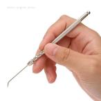 志賀昆虫　シンチュウ製柄付　曲有柄針　上製　昆虫　標本用品