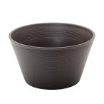 睡蓮鉢　メダカ鉢　金魚鉢　ブラウン　直径４４ｃｍ　高さ２５ｃｍ　軽量２ｋｇ、割れにくい、頑丈な厚み１．２ｃｍ　お一人様３点限り