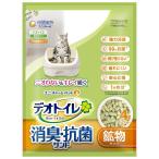 デオトイレ　砂　取りかえ専用　飛び散らない消臭・抗菌サンド　お徳用４Ｌ　猫砂　お一人様４点限り