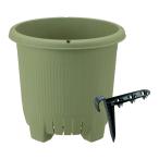 プランター　リッチェル　菜園上手　丸３６型（グリーン）　６個　お一人様１点限り