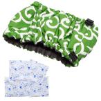 アウトレット品　犬用クールバンド　唐草模様　Ｌ　中型犬〜大型犬用　１個　取説有　保冷剤５個付き　訳あり