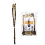 mak ламе растения вешалка Mini гобелен ONE цветок 3 номер для Brown × желтый 71cm