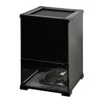 ショッピングテラリウム 爬虫類ケージ　テラスペース　３０ｘ３０ｘ４５ｃｍ　バックスクリーン３面貼付け済み　穴あり　ドレン付き　爬虫類　両生類　飼育ケージ　テラリウム