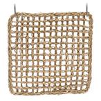 鳥のイ草クライミングマット　ボルダリング　３０×３０　インコ　おもちゃ