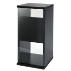 a черный шкаф 3030 черный прозрачный стекло panel 30cm аквариум для стойка под аквариум 