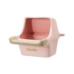  Qualis pota Lee санитария .. керамика. посуда с капюшоном .350*465 розовый 