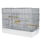  клетка для птиц HOEI 580 рука клей широкий белый (58×30.5×41.5cm)se регулирование маленький размер длиннохвостый попугай ласты chi