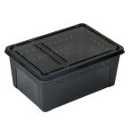  рептилии клетка bleed box M размер черный 26×17.5×11.5cm×5 шт 