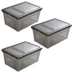  рептилии клетка bleed box L размер черный 32×22×15cm×3 шт 