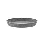 amabro искусство Stone раунд блюдце серый 18cm цветочный горшок горшок тарелка модный 