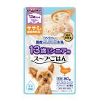 ドギーマン　１３歳から用　わんちゃんの国産低脂肪牛乳スープごはん　ササミと緑黄色野菜入り　８０ｇ
