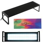 Ｃｈｉｈｉｒｏｓ　ＬＥＤ　ＷＲＧＢ２　ＳＬＩＭ４５　ブラック　ＲＧＢライト　調光機能付き　１８００ｌｍ　熱帯魚　アクアリウム　水槽照明
