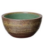 信楽焼めだか鉢窯肌ボール８号睡蓮鉢