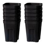 スリット鉢 プレステラ 105深型 黒 10個セット