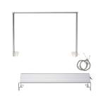 a черный TRIANGLE LED BRIGHT 450 подставка комплект водоросли аквариум свет тропическая рыба аквариум освещение 