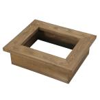  водяная лилия горшок биотоп для из дерева рамка-оправа прямоугольник треска i Flat . соответствует W535×L445×H167mm(1 шт )